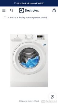 pračka Electrolux EW6FN528WC 8kg (1 rok záruka)