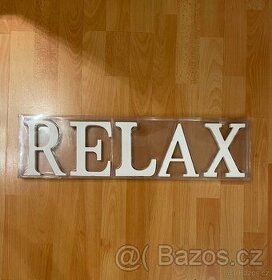 Dekorační text Relax
