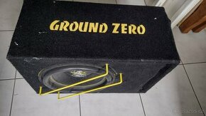 Subwoofer Ground Zero  a kapacitator