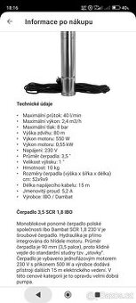 Hlubinné čerpadlo