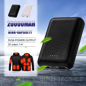POWERBANKA 20000mAH PRO VYHŘÍVANÉ OBLEČENÍ