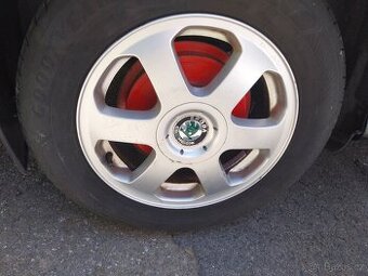 195/65/15 5x100 Originální Alu Kola +Hezké Pneu 5tis za vše