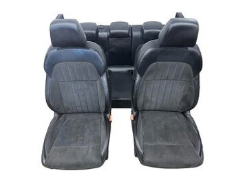 Sedačky černá kůže alcantara Škoda Superb 3 kombi r.v. 2016