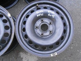 Plechové disky 15",rozteč 5x112,ET 47,šíře 6J, střed 57,1
