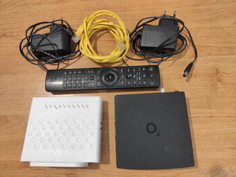 SET TOP BOX O2 TV oneplay + VDSL Modem ZTE H168N