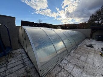 Zastřešení bazénu 12x5