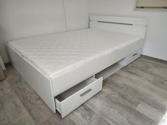 Multifunkční postel s úložnými prostory včetně matraceNOVÁ