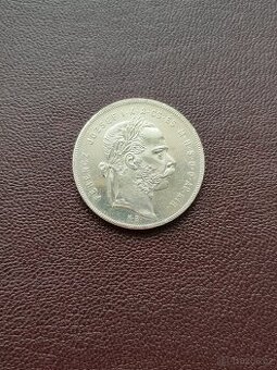 1 zlatník 1875 KB Fran. Josefa I.