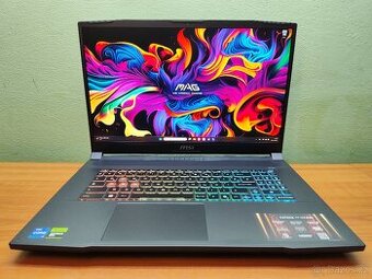 Nepoužitá 17" Katana,RTX-5070 Mux,i7-13th,32gb, M.2 1T