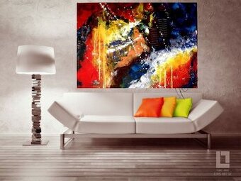 Abstraktní obraz 70x50