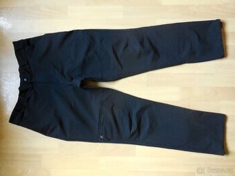 pánské Crane černé kalhoty softshell elast. outdor 36/32 L