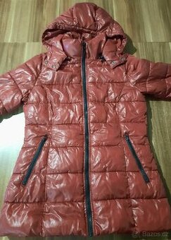 Dámská zimní bunda Montego, červená, v.40