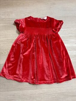 Slavnostní sametové šaty vel. 86