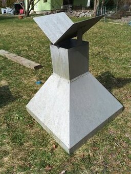 Hliníková stříška na udírnu, gril.