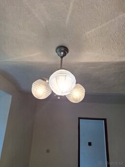 Starožitný lustr Art Deco / funkcionalismus