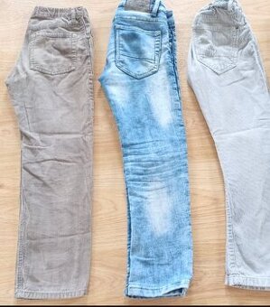 Kalhoty chlapecké vel.122-134 zn.Lindex,H&M