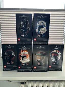 LEGO STAR WARS HELMY.