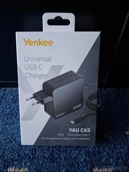 Nová nabíječka USB C na notebook/telefon (65W)