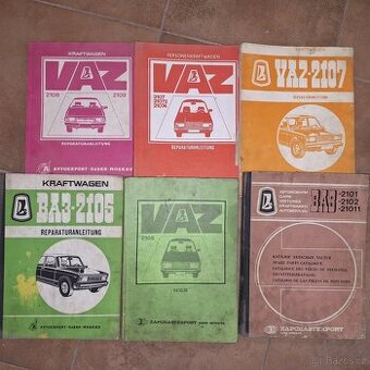 Vaz,Lada..dílenské knihy