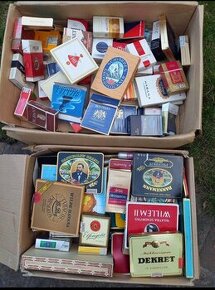 Sbírka krabiček od cigaret