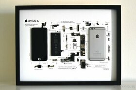 Nástěnný obraz iPhone 6 - dekorace bytu, kanceláře nebo dar - 1