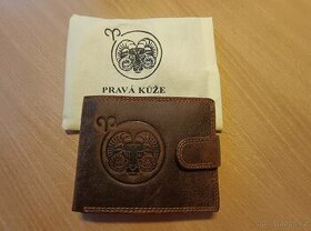 Kožená peněženka znamení Beran
