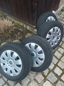 Zimní kola 15” 5x112, pneu Barum