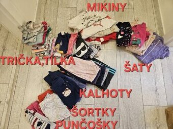 Dívčí oblečení 110/116, 122
