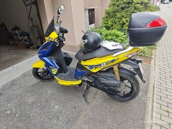Motorka KYMCO SUPER8 50 CK50QT-6 Žlutá modrá