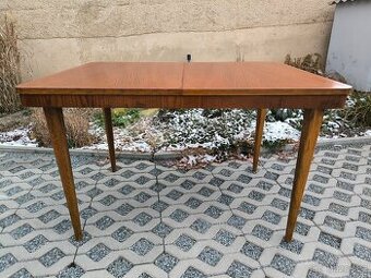 Retro jídelní rozkládací stůl Český nábytek - 60. léta