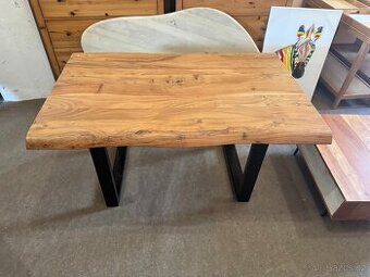 Luxusní NOVÝ Jídelní stůl Edge 140×90 XL akácie