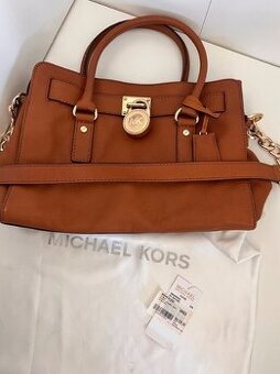 Michael Kors kožená taška hnědá - 1