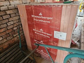 Prodej nových cihel Porotherm 38 Profi