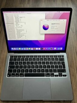 Macbook Air 13” 2020 s M1, 165 cyklů baterie