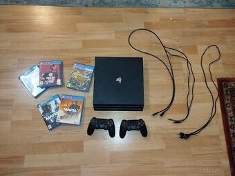 Playstation 4 pro + příslušenství