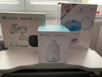 Odsávačka mléka, ohřívačka lahví, sterilizátor