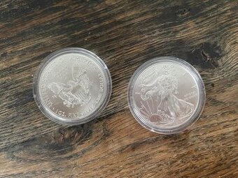 American Eagle 1 Oz (2020) 2x stříbrná mince