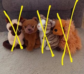 Plyšová kočka Billa