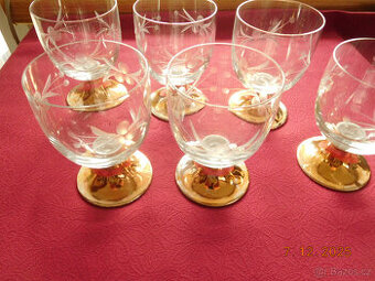 broušené skleničky 2