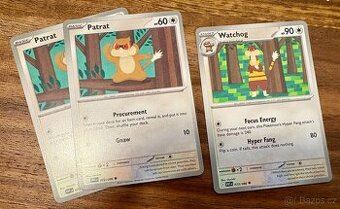 Pokémon TCG 2x Patrat + Watchog WHT