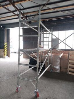Použité pojízdné lešení Eurotower 0,7x2,5 PV 3,41m