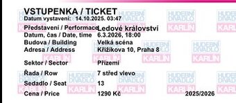 Eva Burešová - Ledové Kralovství 6.3.2026 - TOP MÍSTA