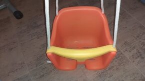 2 x plastová závěsná houpačka pro děti