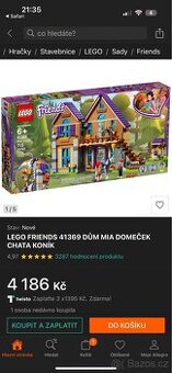 Lego friends chata s koněm