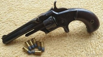 Historický revolver Smith Wesson cal.22RFSA1870 rytý