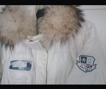 Vist , originální péřová lyžařská bunda