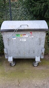 Popelnice kontajner ocelový 1100l