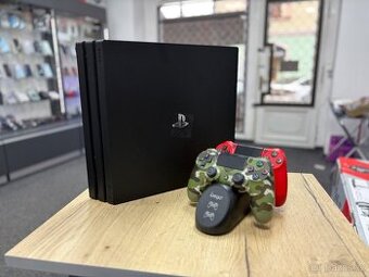 PS4 PRO 1t SSD + 2x ovladač