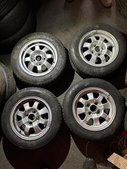 PORSCHE 924 - sada ALU kol 14" s pneu
