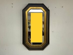Starožitné zrcadlo v dřevěném rámu - 1